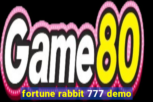 fortune rabbit 777 demo